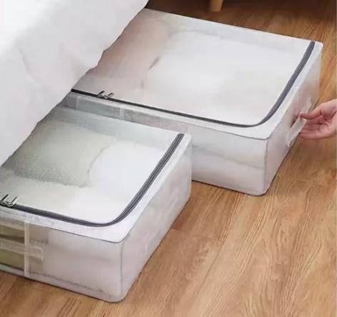 收纳箱床底收纳箱透明防水整理箱 仓库升级，...