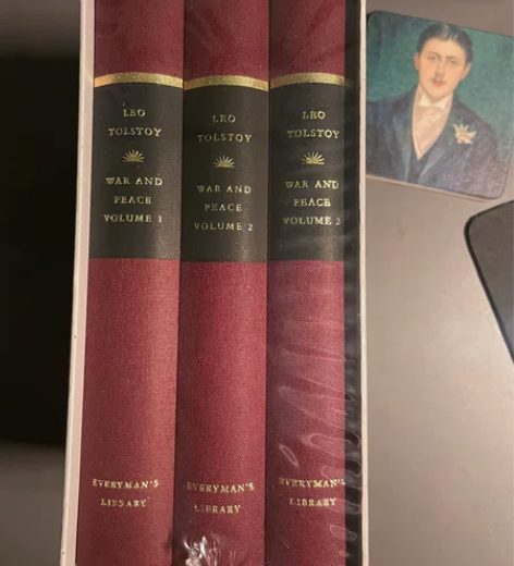 战争与和平 人人文库珍藏版 限量版 英文版...