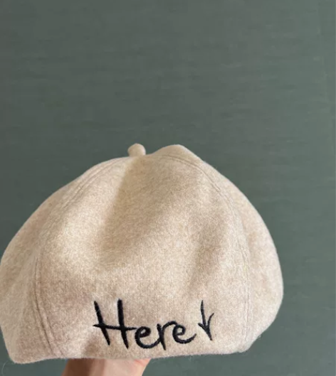 贝雷帽 米色 羊毛材质 全新未使用 北京地...