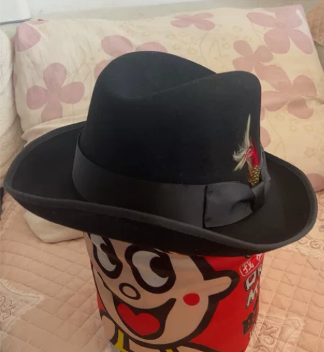 英伦风爵士礼帽绅士帽 简约设计，很耐看，特...