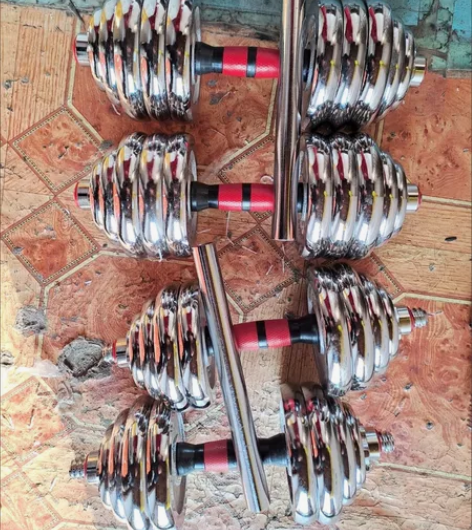 【30包邮】纯铁实心电镀哑铃特价清仓男士家...