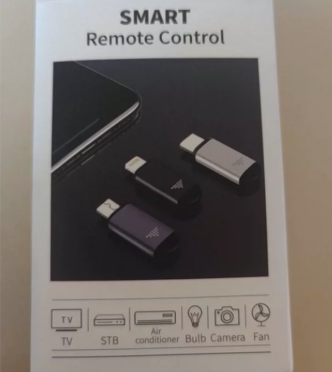 黑色新款手机智能遥控器 手机红外线发射器智...