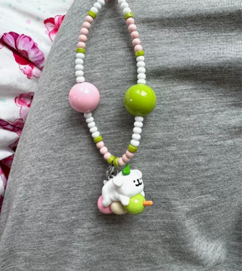 刘夫夫手机链 手机挂绳 手机链 线条小狗 ...