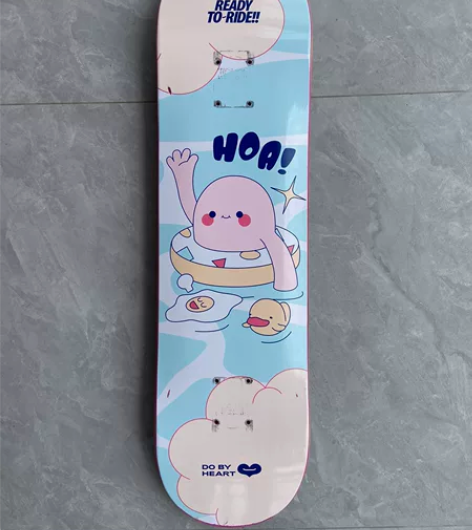 dbh专业滑板板面 已贴好砂纸 拿到手换上...