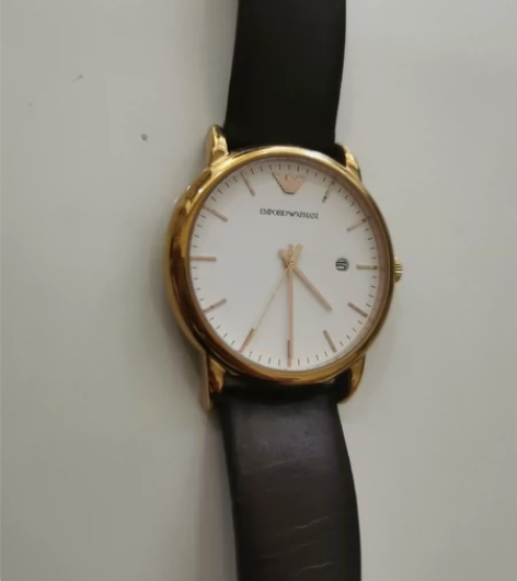 正品阿玛尼手表男士Armani黑武士时尚防...