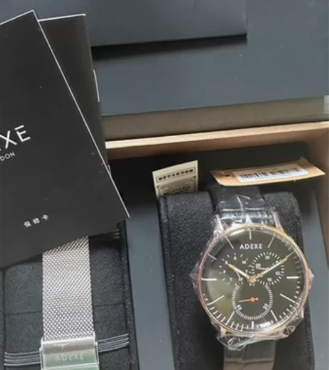 ADEXE三眼男士手表 Lola Rose...