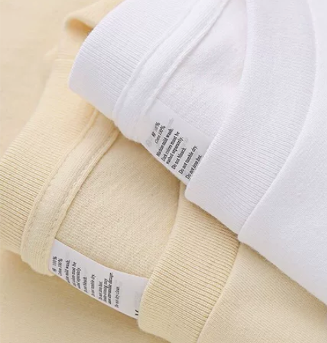 闲置全新230G重磅厚实纯棉宽松圆领长袖t...