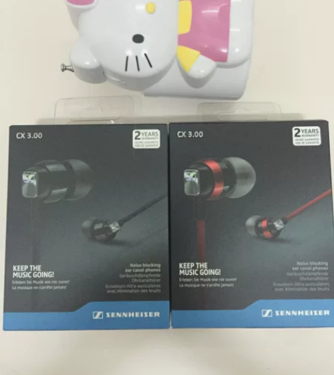 森海塞尔cx3.00耳机 全新未拆封的 盒...