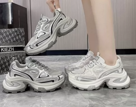 #潮流运动鞋 赵露思同款厚底老爹鞋轻便防滑...