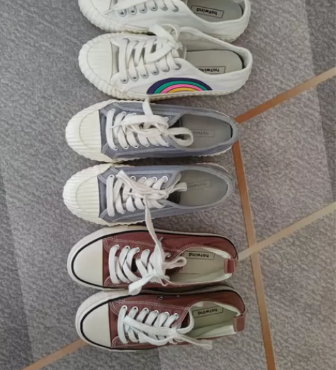 热风    帆布鞋     37码    ...