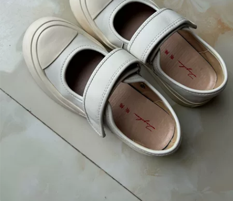 魔术贴玛丽珍，露思同款，厚底平底奶油泡芙小...