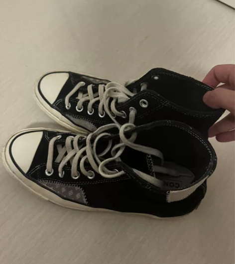 匡威 1970S三星标高帮翻毛皮补丁ALL...