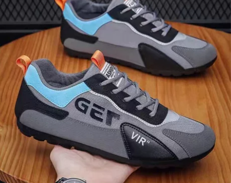 男鞋夏季透气骑行训练健身网面休闲运动鞋超轻...