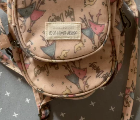 双肩卡通包包可单肩可双肩 仿古￥1.90