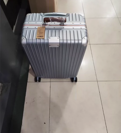 清仓网银严选纯pc铝框拉杆箱行李箱20寸2...