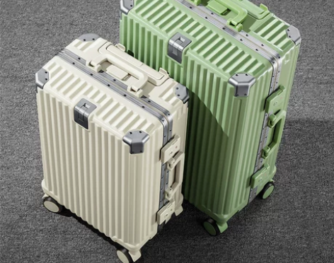 拉杆行李箱女2024新款男生20寸24铝框...