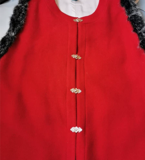 ?【搬家清衣柜】 明制汉服，四耳堂羊毛比甲...