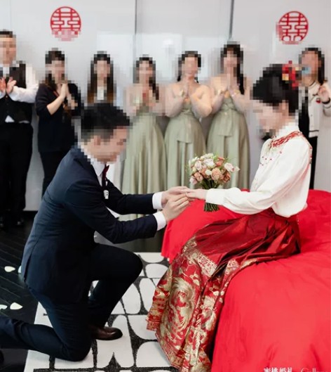 七月夕原创汉服 喜上眉梢 绣花云肩 七月夕...