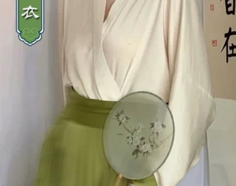 改良衬衫配马面裙国风汉服女古装小个子 [闪...