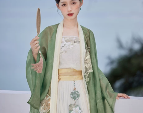 七月夕宋制汉服 云裳仙子   外套M（11...