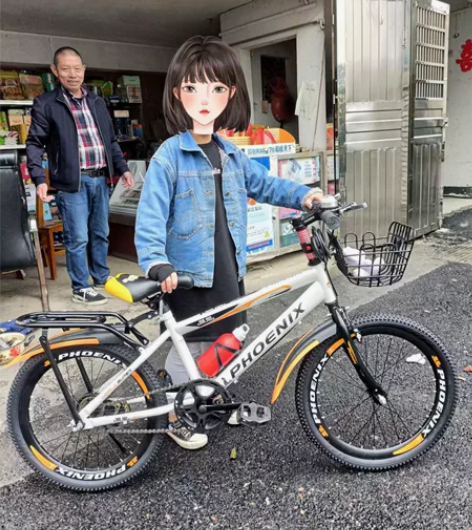 赔本出！凤凰健儿爽儿童自行车青少年山地车变...