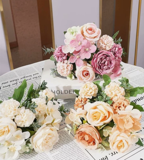 清仓只有50束了 一束七朵加若干叶片手工仿...