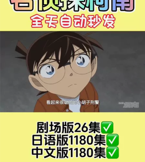 【212】名侦探柯南日语版国语版剧场版 资...