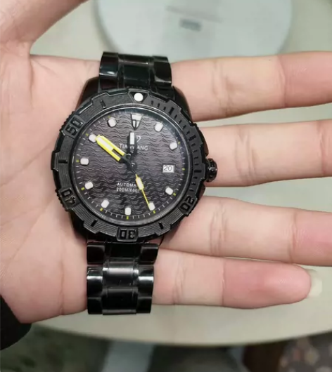 天王表蓝鳍PRO200潜水手表，功能正常，...