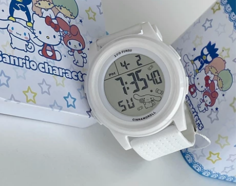 三丽鸥玉桂狗联名手表女初中高中学生女款女生...