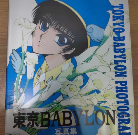 clamp画集,东京巴比伦,日版,有水渍,...