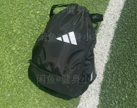 阿迪AD足球包黑色防水大容量存储独立鞋仓多...