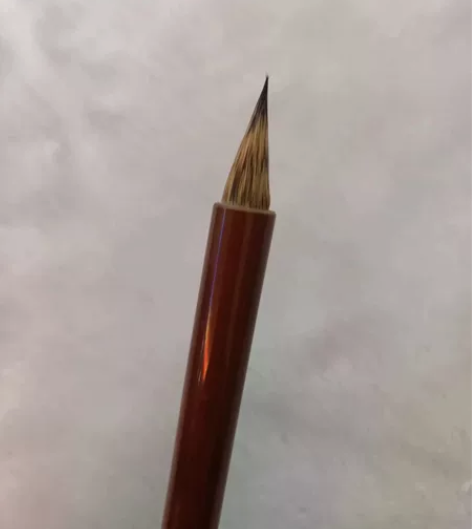 紫毫鸡距笔，瘦金体用笔1支价39元包邮 推...