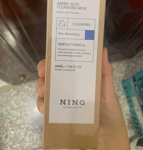 NING氨基酸美白洗面奶控油深层清洁毛孔祛...