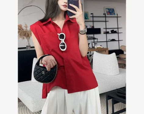 美洋MEIYANG清仓特卖捡漏山楂树无袖衬...