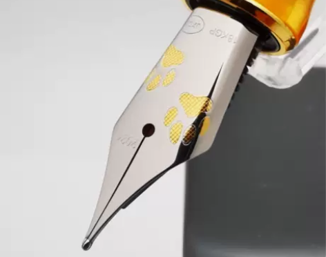 定制小爪bock6号形制软弹钢笔尖手工打磨...