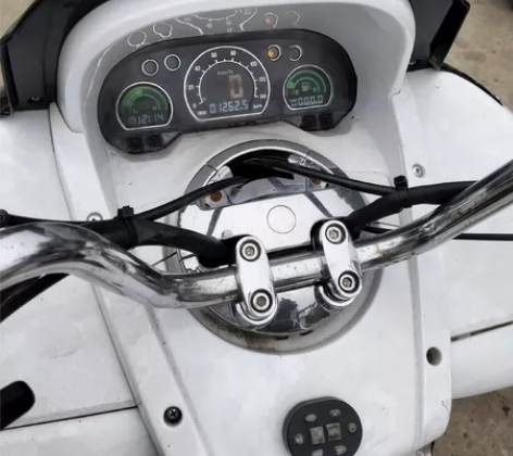 三友电喷150摩托车，跑了1千多公里，成色...