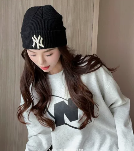 #时尚潮流穿搭 MLB针织帽毛线帽NY冷帽...