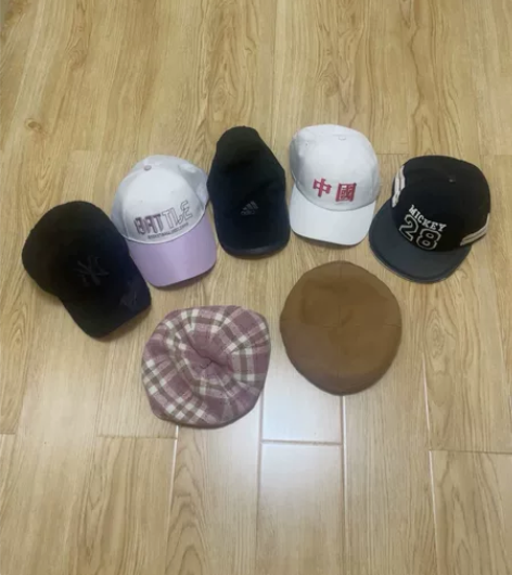 15元两顶女士帽子,苏昔画家帽全新、加绒鸭...