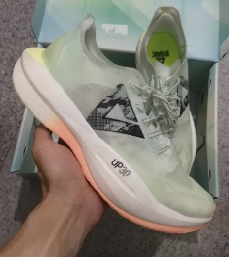 匹克态极UP30pro碳板跑鞋 水粉绿 4...