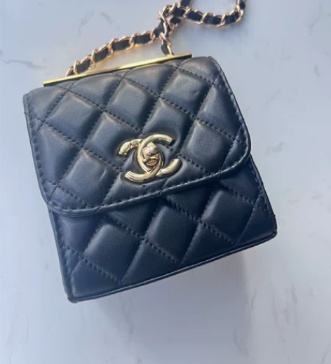 trendyccmini 小羊皮菱格饱满 ...