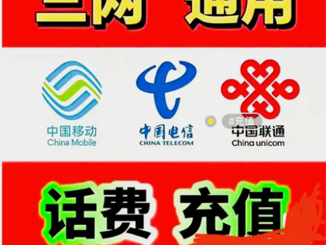 全国移动，联通，电信充值到账300元 三网...