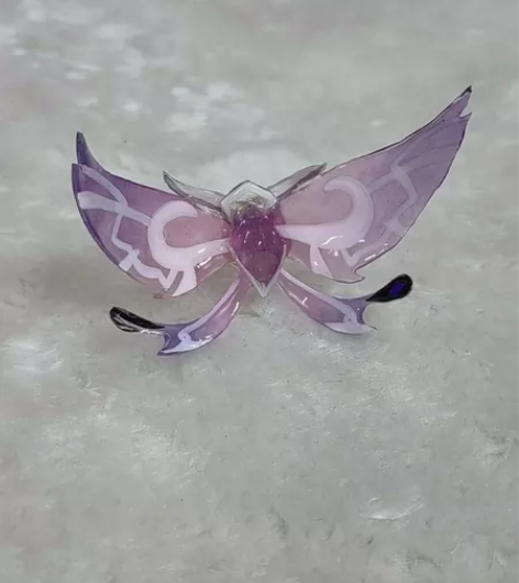 原神周边 晶蝶发夹胸针 生日礼物 无现货 ...