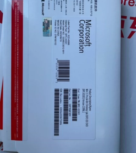 正版windows11/10中文简体专业版...