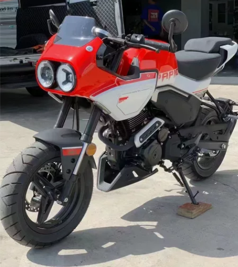 春风xo125狒狒 赛车手高配 前后abs...