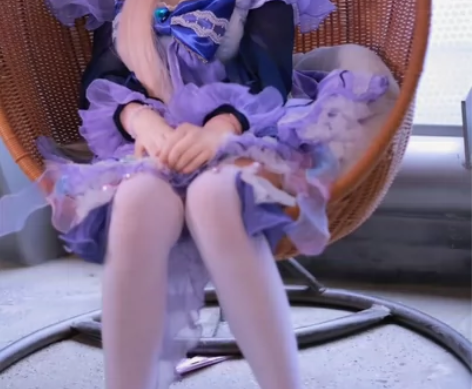 悠窝窝原神珊瑚宫心海同人女仆装，去漫展上穿...