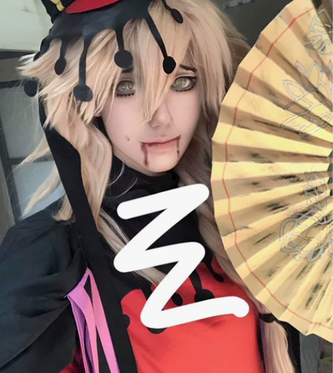 鬼灭之刃童磨cos服 l码，全套，毛有造型...