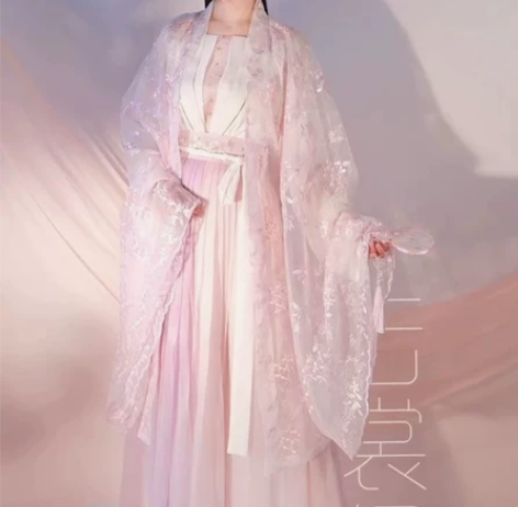 东月棠春樱云裳纪汉服春夏女国风齐腰齐胸裙大...