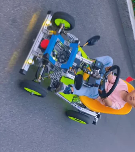 出售如图同款网红卡丁车的图纸、购物清单及购...