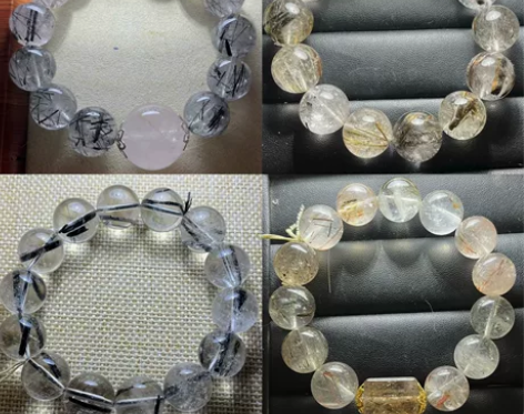 出回血精品水晶手串，很多设计款，搭配雕刻件...