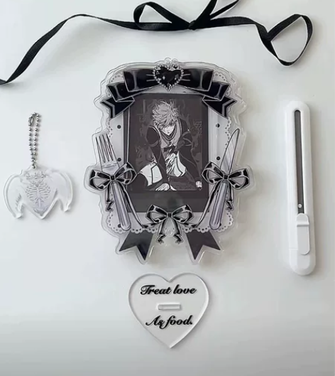 新款[以爱为食] 自制手工周边亚克力摆件小...